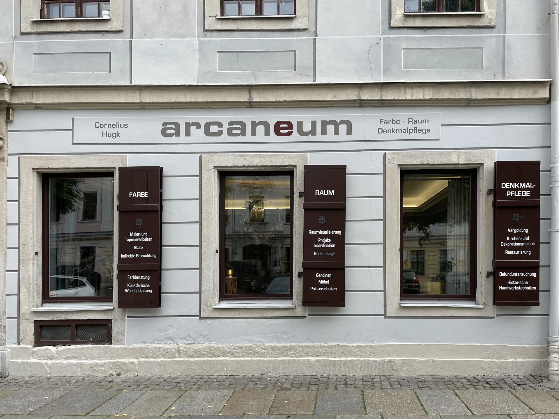 Arcaneum Showroom Königstraße 10 Dresden – Fassade